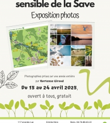 Exposition de photos de l'Espace Naturel Sensible de la Save