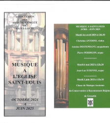 Concert Orgue Eglise St-Louis