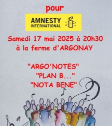 Concert voix, cordes et piano pour Amnesty international