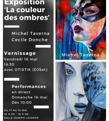 Exposition de peinture : "la couleur des ombres", à Salagnon