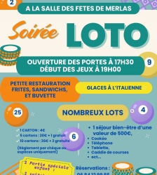Loto de la commune de Merlas