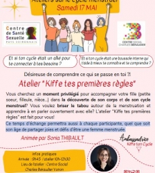 Atelier kiffe tes premières règles