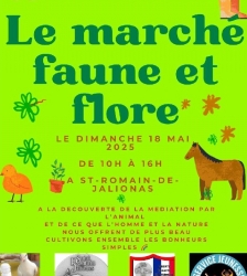 Le marché faune et flore