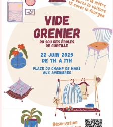 Vide grenier du sou des écoles de Curtille
