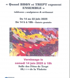 Exposition artistique et artisanale : "Quand Bron et Trept exposent ensemble"