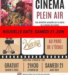 Cinéma plein air : "Wonka"