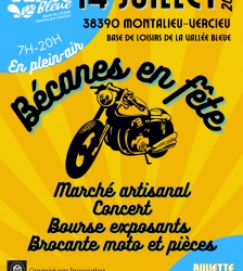 Bécanes en fêtes : rassemblement de motos à la Vallée Bleue