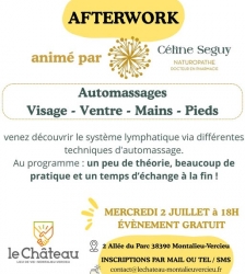Afterwork bien-être : initiation à l'automassage