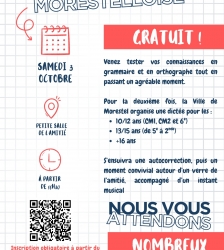 Dict&eacute;e Morestelloise - 2e &eacute;dition