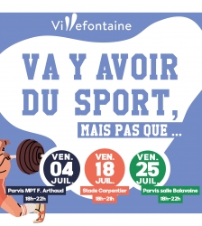 Va y avoir du sport mais pas que ...