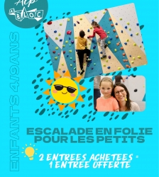 Escalade en folie pour les petits