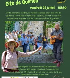 Spectacle conté et musical en plein-air à Quirieu