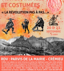 Visite costumée - La Révolution pas à pas