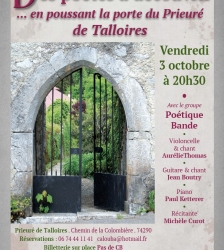 Concert : Des poètes à découvrir