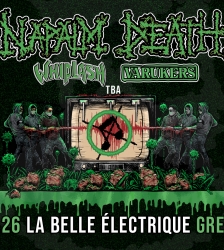 Napalm Death + Whiplash + Varukers
