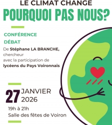 Conf&eacute;rence-d&eacute;bat : Le climat change, pourquoi pas nous ?