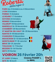 One-woman-show humoristique : Roberta Cecchin d&eacute;barque &agrave; Voiron