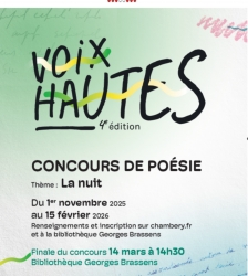 Concours de po&eacute;sie : Voix Hautes 2026