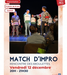 Match d&rsquo;improvisation &ndash; 6 Boulettes