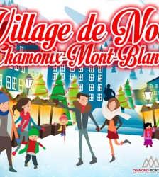 Le village de No&euml;l &agrave; Chamonix