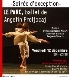 Projection du ballet "Le Parc" &agrave; la Micro-Folie