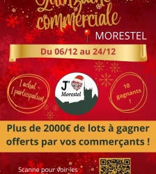 Quinzaine commerciale de No&euml;l &agrave; Morestel
