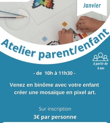 Atelier parent/enfant pixel art