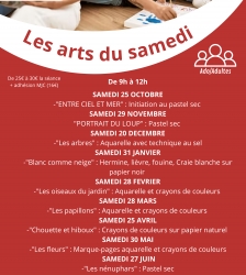 Les arts du samedi