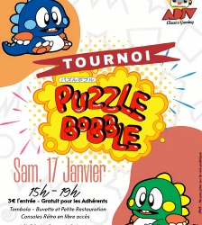 Tournoi Jeux Vid&eacute;o Puzzle Bubble