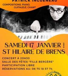 Concert de Patrick Ingueneau &agrave; Saint-Hilaire-de-Brens