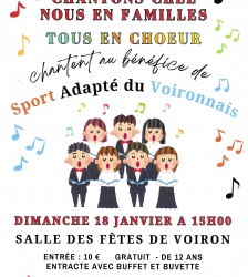 Concert : Chantons chez nous en famille & Tous en Chœur