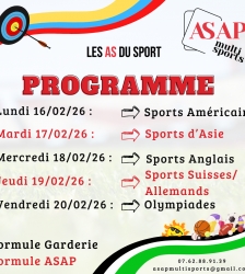 ASAP vacances - stage multisports