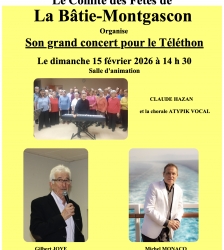 Grand concert pour le T&eacute;l&eacute;thon