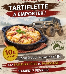 Vente de tartiflette