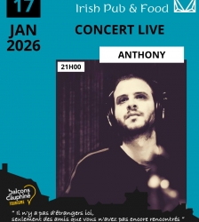 Concert au Cask House : Anthony