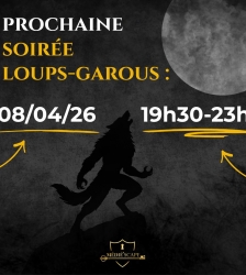Soir&eacute;e loup garou &agrave; M&eacute;di&eacute;'scape