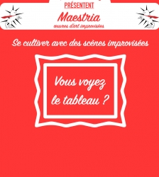 Th&eacute;&acirc;tre d'improvisation "Maestria : &OElig;uvres d'art improvis&eacute;es"