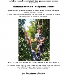 Soir&eacute;e contes sur le th&egrave;me de l'arbre &agrave; La Bicyclette fleurie