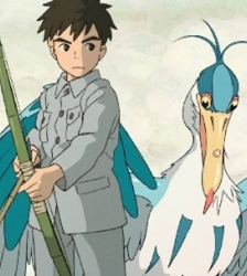 Projection : le Gar&ccedil;on et le H&eacute;ron