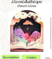 Contes et Racomptines &agrave; la m&eacute;diath&egrave;que de V&eacute;zeronces-Curtin