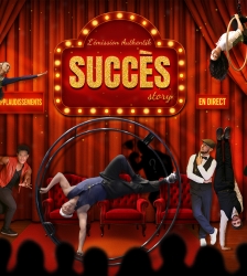 Spectacle comique (danse et cirque) &agrave; la salle du Triolet : Succ&egrave;s, par la compagnie Authentik