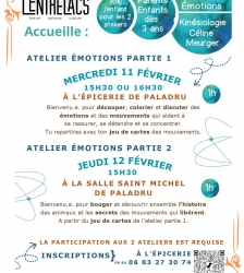 Atelier &eacute;motions - Partie 1 : Comprendre ses &eacute;motions
