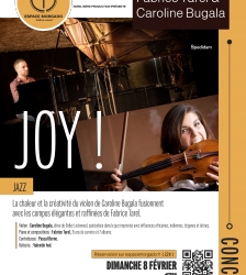 JOY !  Quartet   - Jazz avec Fabrice Tarel & Caroline Bugala