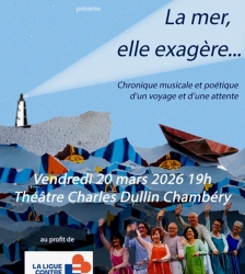 Spectacle &laquo; La mer, elle exag&egrave;re &raquo; de la Compagnie Germaine en Bateau