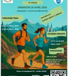 Trail et randonn&eacute;e des 3 clochers de Saint-Chef