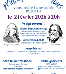 Soir&eacute;e musicale : oeuvres instrumentales, airs, m&eacute;lodies