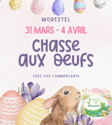 Chasse aux oeufs de P&acirc;ques chez les commer&ccedil;ants de Morestel