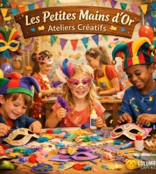 Atelier cr&eacute;atif des petites mains d'or - sp&eacute;cial carnaval