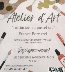 Atelier d'art &agrave; Villemoirieu : initiation au pastel sec