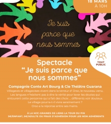 Spectacle "Je suis parce que nous sommes"